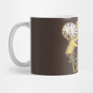 Steampunk Capital letter A Mug